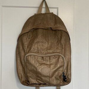 Kipling Gold Backpack